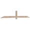 Ekena Millwork Eugene Smooth Timber Gable Bracket, Douglas Fir, 84"W x 14"H x 1 1/2"D x 3 1/2"F, 4/12 Pitch GBW084X14X0204EUG00SDF - alternate 4